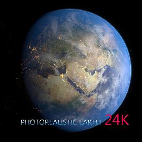 Earth day and night 24K